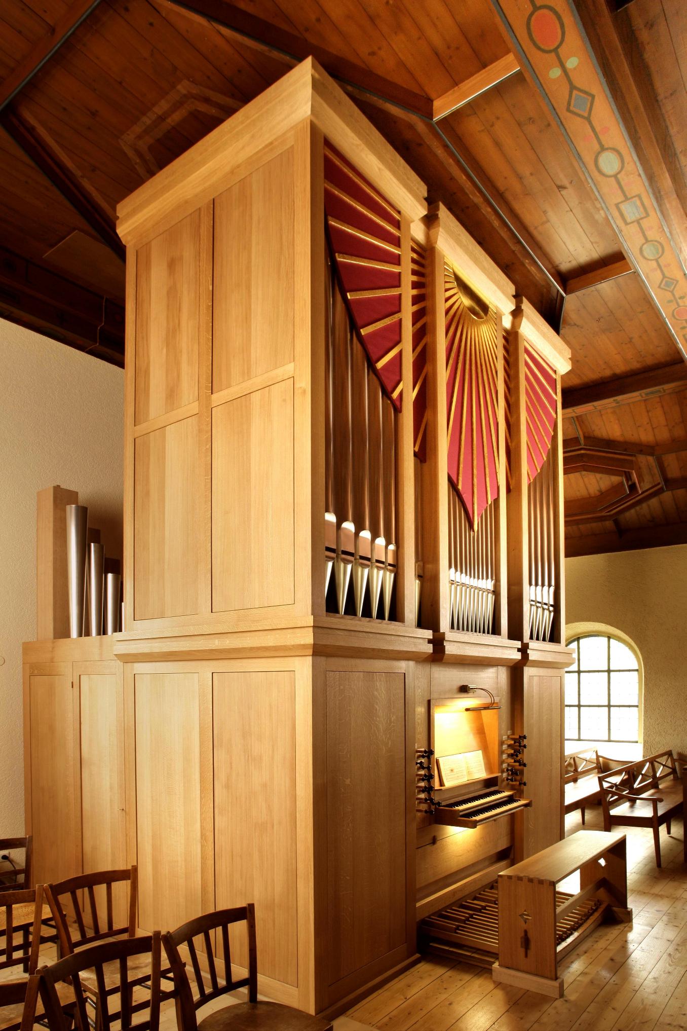 Orgel der Evangelischen Bergkirche Schnau im Schwarzwald, Jens Steinhoff Orgelbau